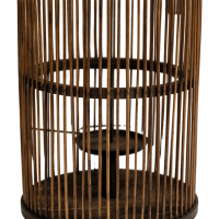 Lantaarn Rotan bruin set 2